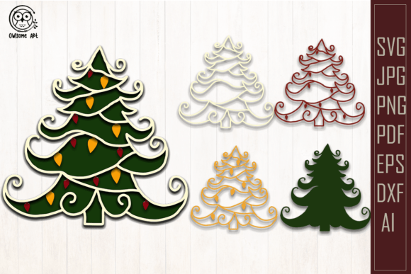 3D Christmas Tree Svg: A Versatile Design Resource for Holiday Creations
