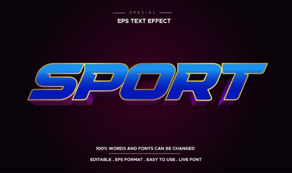 3D Effect Sport Bold Editable Text: A Versatile Tool for Designers and Creators