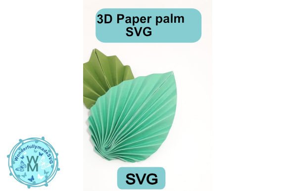 3D Palm Svg: Cute and Trendy Design