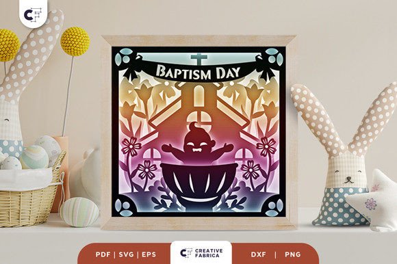 Baby Baptism Day 3D Layered Paper Cut: A Creative and Meaningful Craft Project