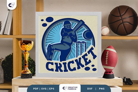 Cricket 3D Layered Paper Cut