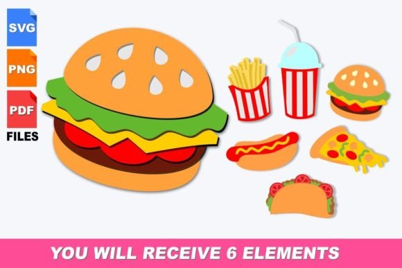Fast Food 3d Svg Clipart: A Strategic Tool for Creative and Business Applications