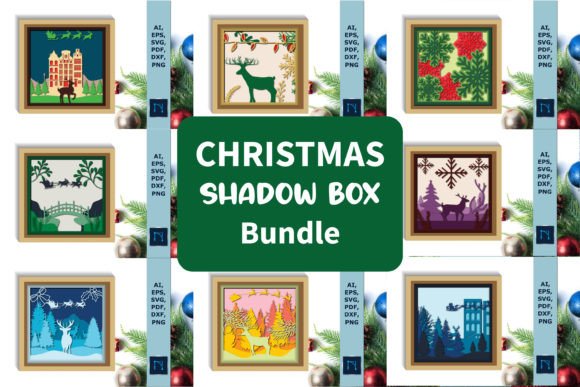 Layer 3D Christmas Shadow Box SVG Bundle: A Strategic Craft Tool for Creative Professionals