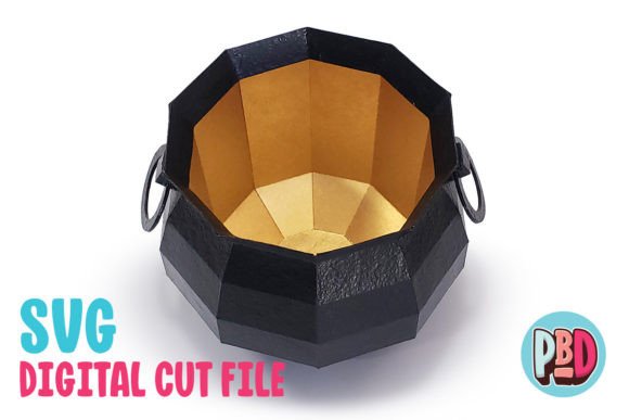 Lucky Cauldron 3D Papercraft