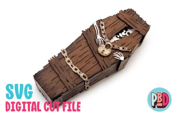 Skeleton Coffin 3D Papercraft: A Creative Addition to Your Halloween Projects