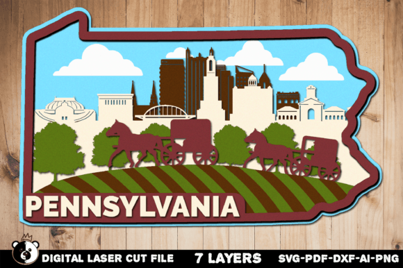 Unlocking Creativity: The Power of Pennsylvania SVG and 3D Laser Cut Files for CNC Projects
